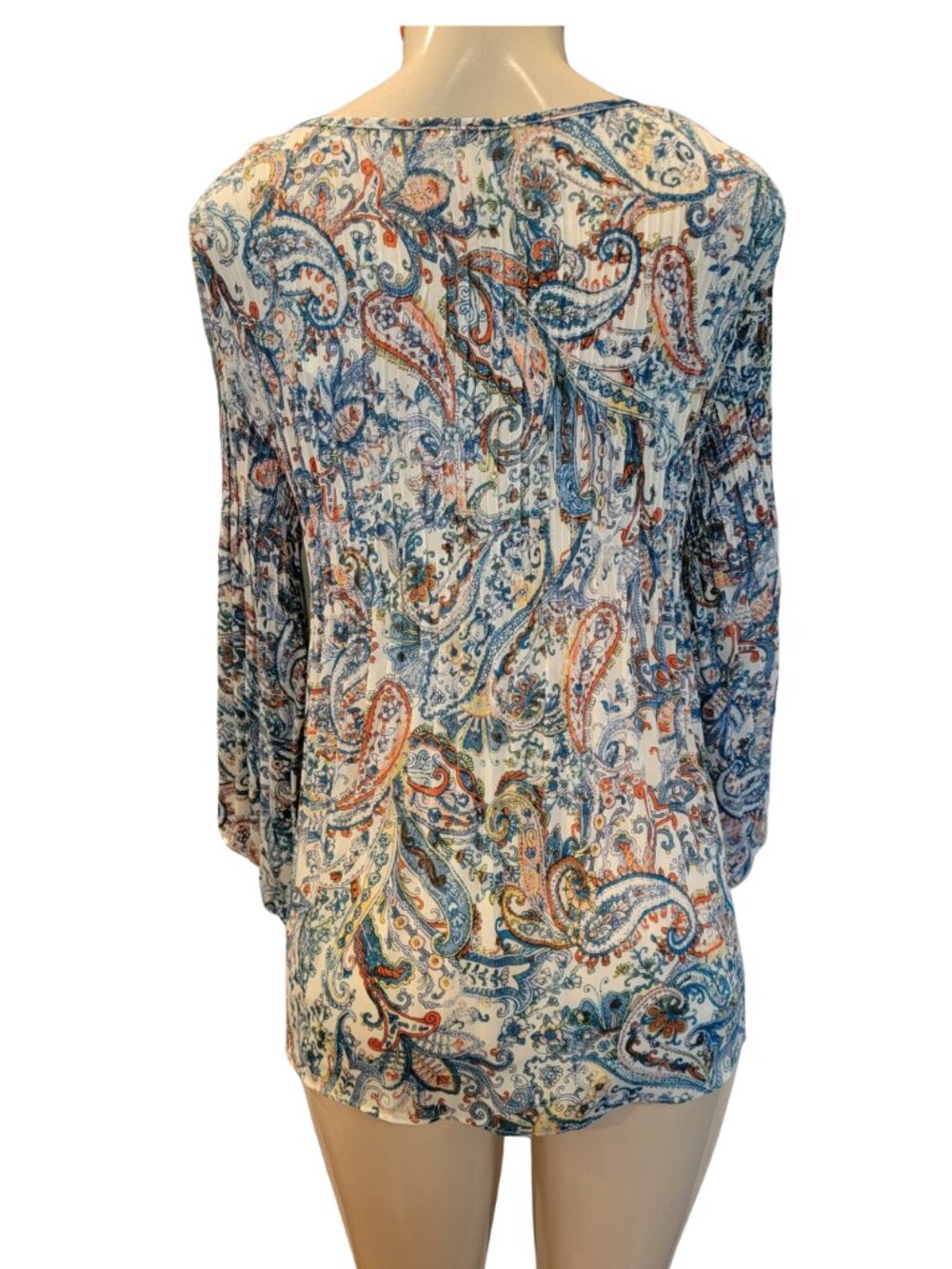 Spense Spring Breeze Bohemian Floral Print Blouse - Picture 5 of 12